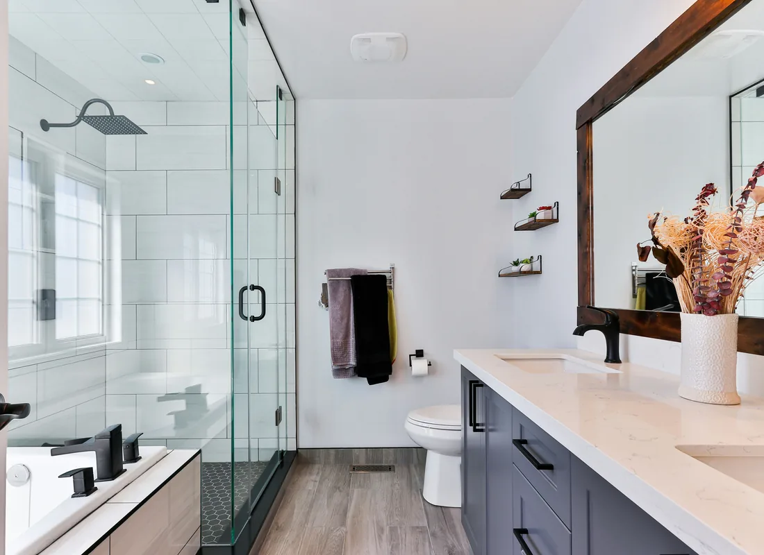 modern bathroom interior