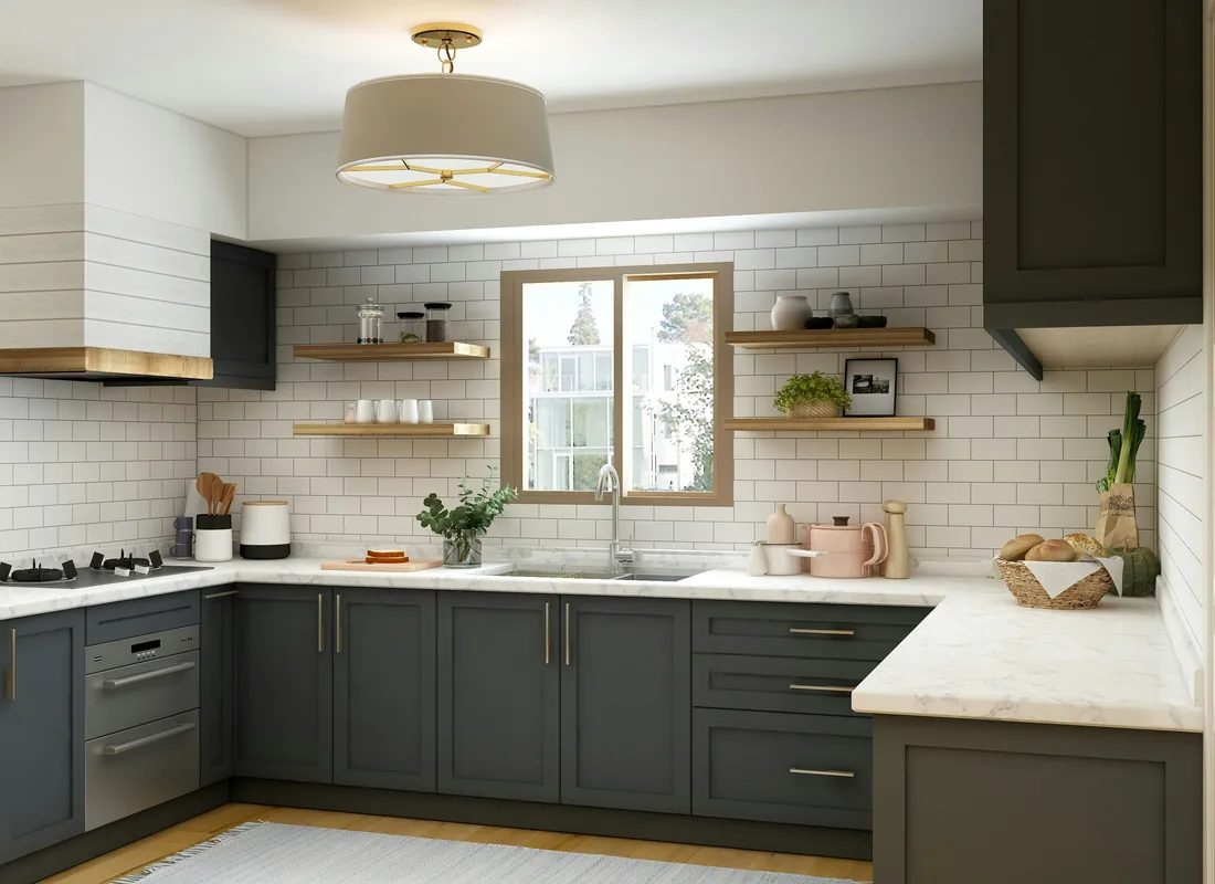 modern kitchen interior